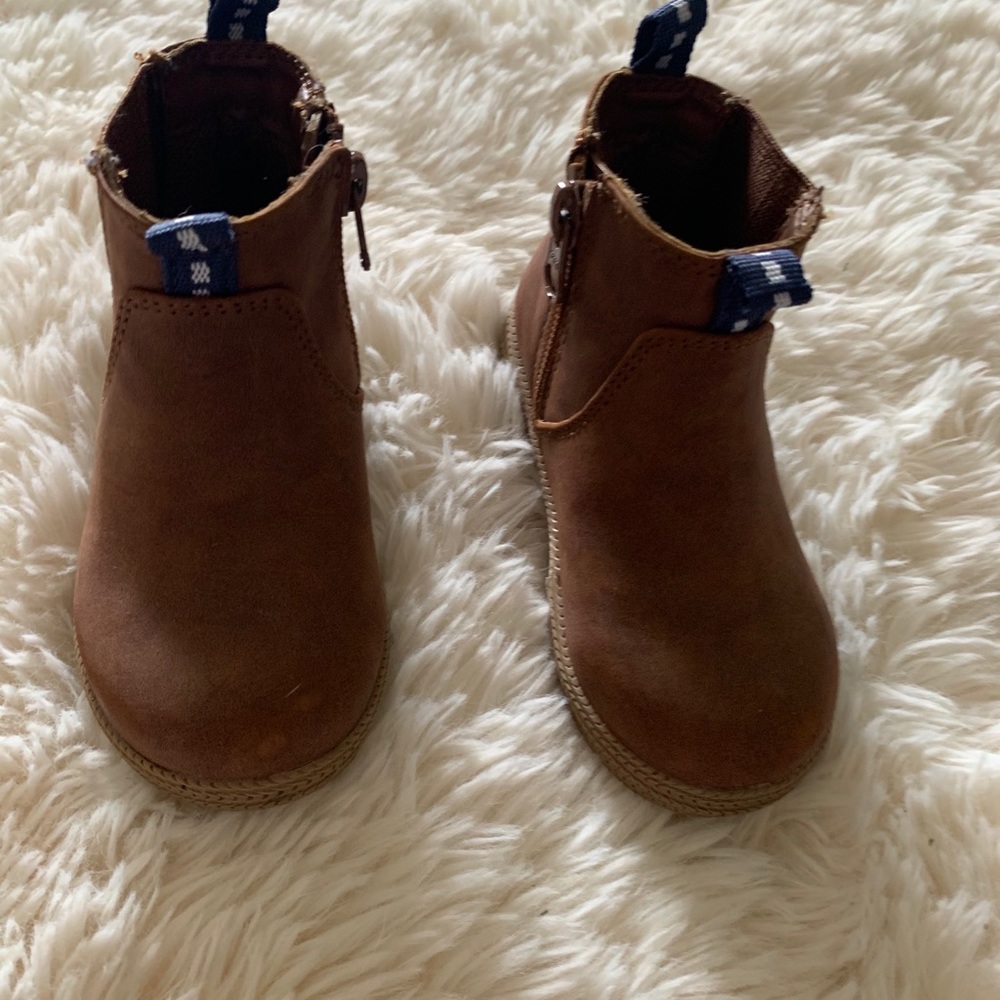 Leather boots